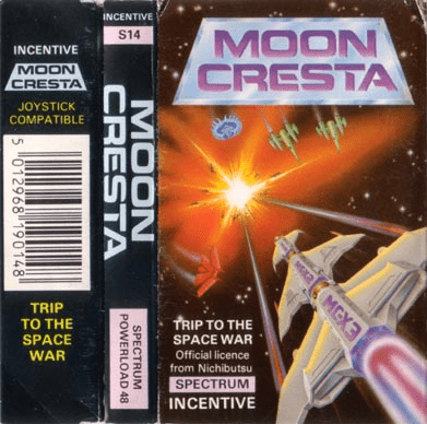 Moon Cresta box art for ZX Spectrum